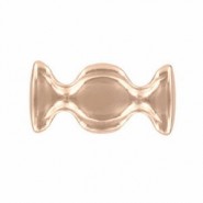 Cymbal ™ DQ metall Connector Dialiskari für Ginko Perlen - Rosé Gold